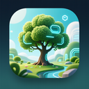 icon_nature_tree_futuristic icon preview