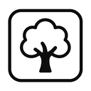 icon_nature_tree_monochrome icon preview