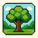 icon_nature_tree_pixel_art icon preview