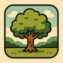 icon_nature_tree_retro icon preview