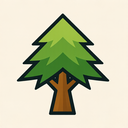 icon_nature_tree_sharp_edges icon preview