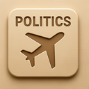 icon_politics_airplane_embossed icon preview