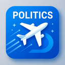 icon_politics_airplane_futuristic icon preview