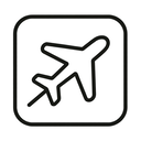 icon_politics_airplane_minimal_outline icon preview