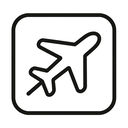 icon_politics_airplane_outline icon preview
