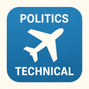 icon_politics_airplane_technical icon preview