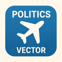 icon_politics_airplane_vector icon preview