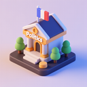 icon_politics_bank_3d_isometric icon preview