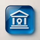 icon_politics_bank_glassy icon preview
