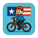 icon_politics_bicycle_cartoon icon preview