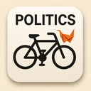 icon_politics_bicycle_origami icon preview