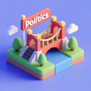 icon_politics_bridge_3d_isometric icon preview