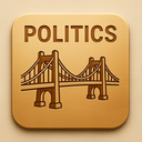 icon_politics_bridge_embossed icon preview