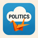 icon_politics_cloud_origami icon preview