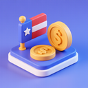 icon_politics_coin_3d_isometric icon preview