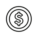 icon_politics_coin_minimal_outline icon preview