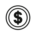 icon_politics_coin_monochrome icon preview