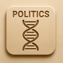 icon_politics_dna_strand_embossed icon preview