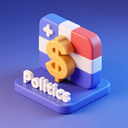 icon_politics_dollar_sign_3d_isometric icon preview