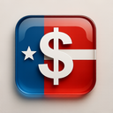 icon_politics_dollar_sign_glassy icon preview