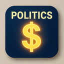 icon_politics_dollar_sign_glow_effect icon preview