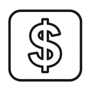 icon_politics_dollar_sign_outline icon preview