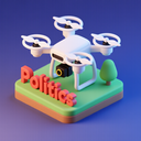 icon_politics_drone_3d_isometric icon preview