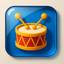 icon_politics_drum_glassy icon preview