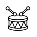 icon_politics_drum_line_art icon preview