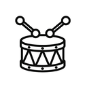 icon_politics_drum_monochrome icon preview