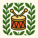 icon_politics_drum_organic_pattern icon preview