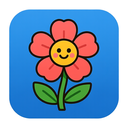 icon_politics_flower_cartoon icon preview