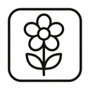 icon_politics_flower_minimal_outline icon preview