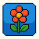 icon_politics_flower_pixel_art icon preview