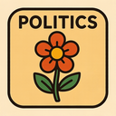 icon_politics_flower_retro icon preview