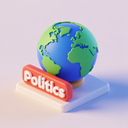 icon_politics_globe_3d_isometric icon preview