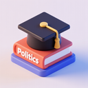 icon_politics_graduation_cap_3d_isometric icon preview