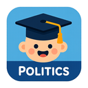 icon_politics_graduation_cap_cartoon icon preview
