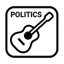 icon_politics_guitar_monochrome icon preview