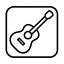 icon_politics_guitar_outline icon preview