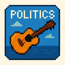 icon_politics_guitar_pixel_art icon preview