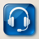 icon_politics_headphones_glassy icon preview