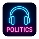 icon_politics_headphones_neon icon preview
