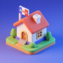 icon_politics_house_3d_isometric icon preview