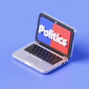 icon_politics_laptop_3d_isometric icon preview