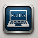icon_politics_laptop_metallic icon preview