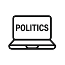 icon_politics_laptop_monochrome icon preview