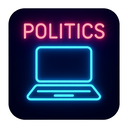 icon_politics_laptop_neon icon preview