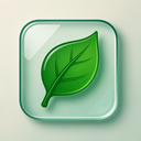 icon_politics_leaf_glassy icon preview