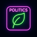 icon_politics_leaf_neon icon preview